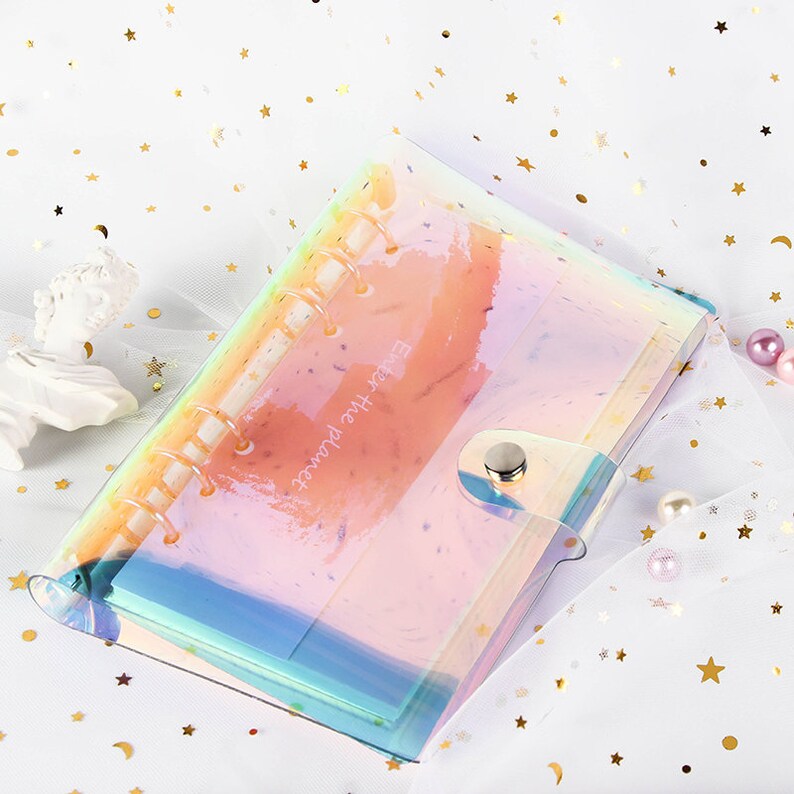 A6 A5 Clear Plastic Planner Binder Planner Cover 6 Ring Binder Etsy UK