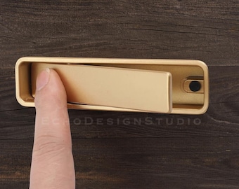 Invisible Concealed Embedded Concealed Pull Handle Extended Drawer Pull Closet Door Cabinet Closet Pull Handle (BS-C-446)