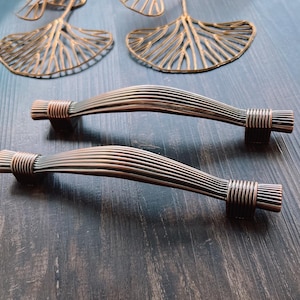 Red Bronze Cabinet Pull: Modern Zinc Alloy Drawer Handle (BS-C-949)