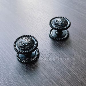 Black Metal Cabinet Knob Handle Drawer Pull Knob Dresser Pull Cupboard Pull Modern Design Wardrobe Pull (BS-C-1028)
