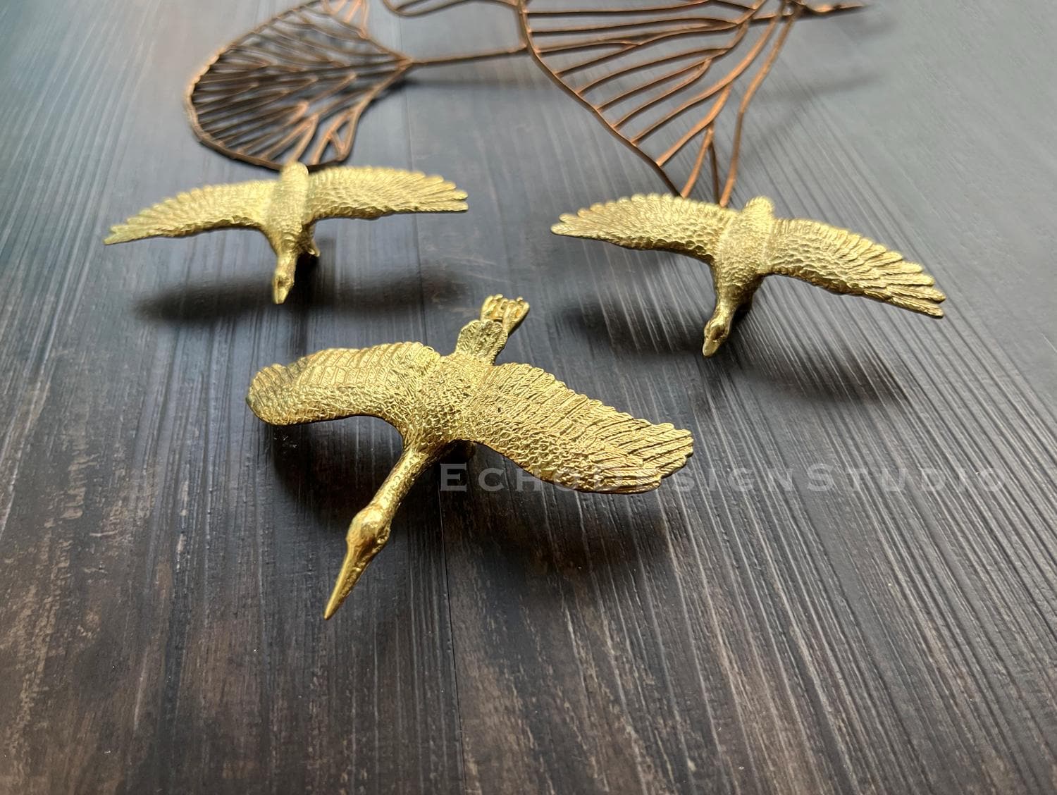 Bird Solid Brass Cabinet Knob Handle Drawer Pull Knob Dresser Pull Gold Cupboard Pull Modern Design Wardrobe Pull (BS-C-194)