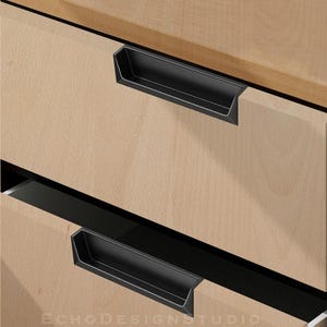 Invisible Concealed Embedded Concealed Pull Handle Extended Drawer Pull Closet Door Cabinet Closet Pull Handle (BS-C-443)