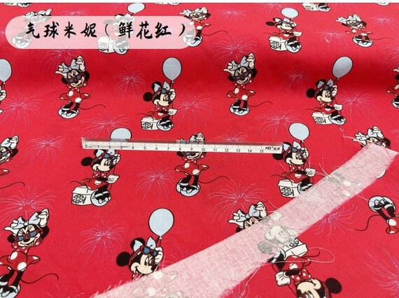 Sewing Pattern Mickey Mickey Pattern Fabric Cartoon Cotton Fabric 110cm wide Cotton material ...