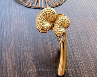 Pilz Möbelknauf massiv Messing: Moderner Möbelknauf (BS-C-239)