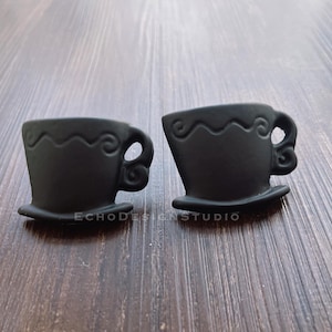Black Cup Metal Cabinet Knob Handle Drawer Pull Knob Dresser Pull Cupboard Pull Modern Design Wardrobe Pull (BS-C-1214)