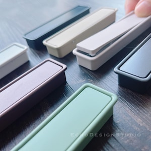 Poignée d'armoire dissimulée en alliage de zinc : quincaillerie de tiroir moderne (BS-C-437)