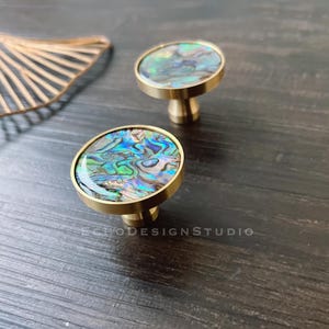 Massiver Messing Möbelknauf: Moderner Schubladenknauf (BS-C-1130)