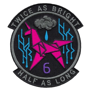 Twice As Bright Patch - Iron-On or Velcro Backing