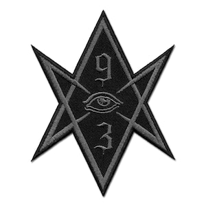 Thelemischer Stern Aufnäher