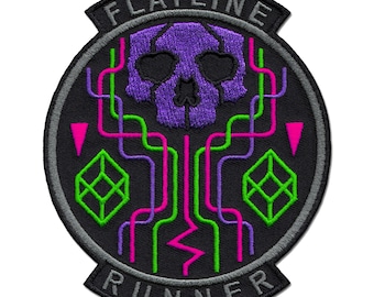 Flatline Runner Embroidered Patch