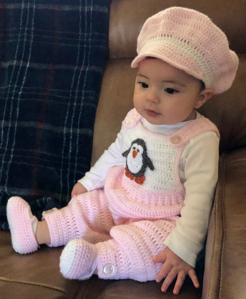 Girl or Boy Bubble Overalls Outfit Crochet Pattern With Etsy