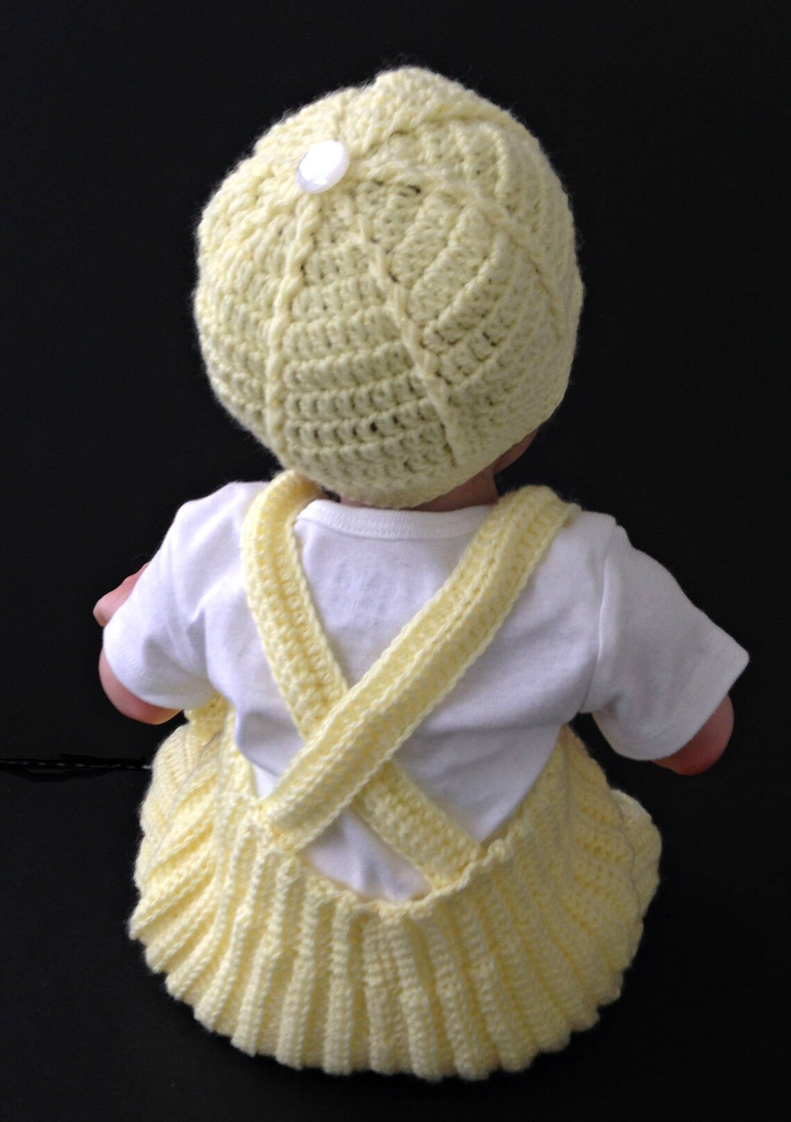 Crochet Pattern Baby Pants With Suspenders Knee Length Etsy