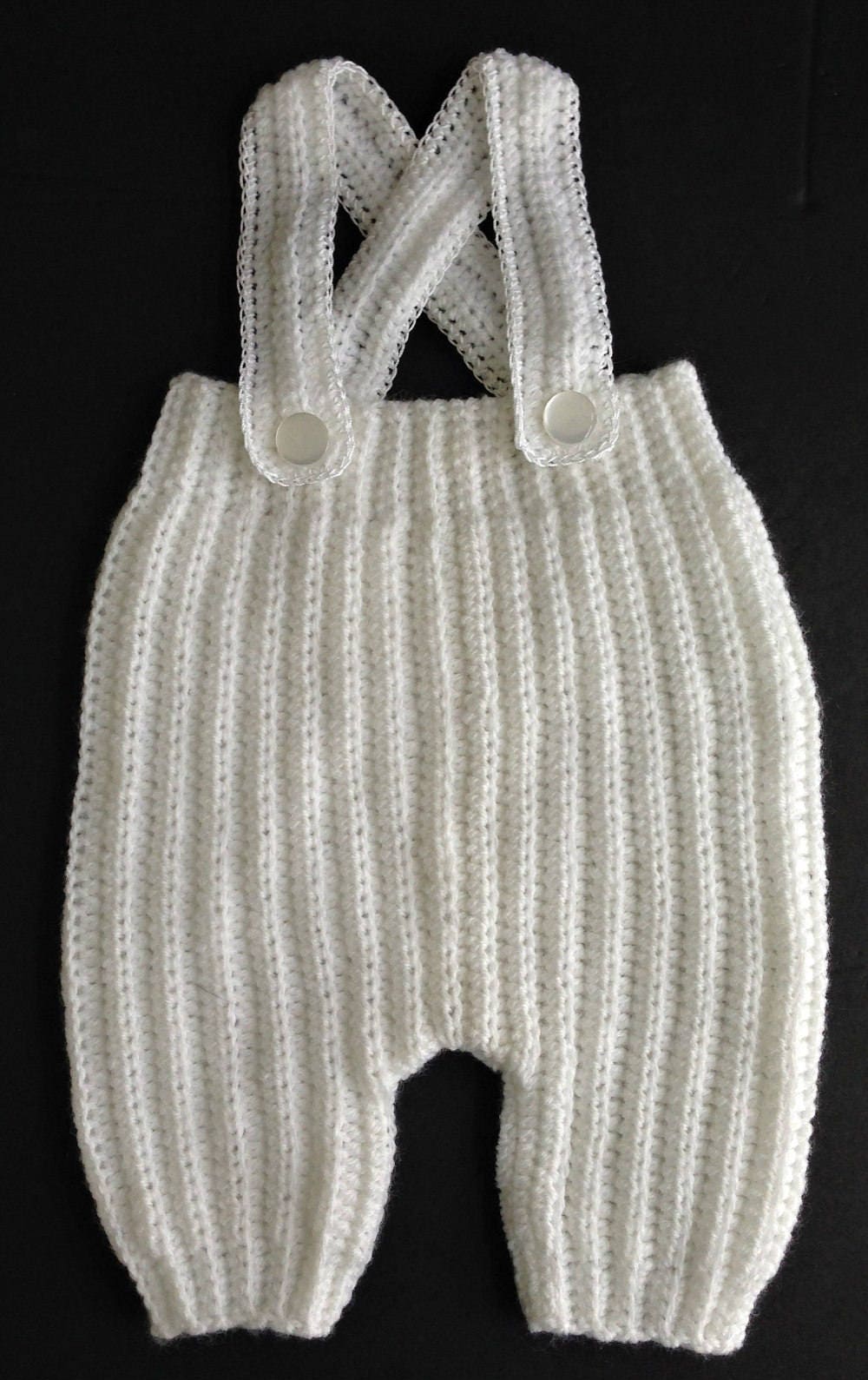 Crochet Pattern Baby Pants With Suspenders Knee Length Etsy