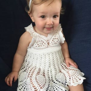 Baby Girl Sundress Onesie Crochet Pattern - Etsy