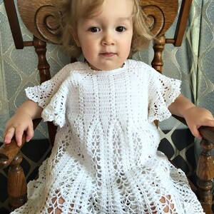 Baby Girl Toddler Dress Crochet Pattern With Slip Printable - Etsy