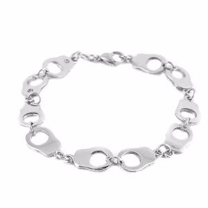 Women&#39;s Stainless Steel Handcuff Bracelet USA Seller!