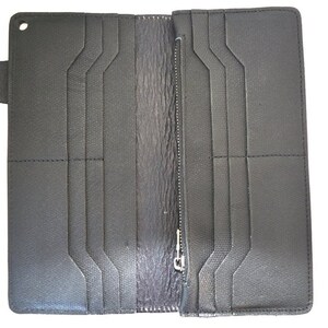 SK2833 Leather Wallet Embossed Skull "Highest Quality Italian Leather" image 3