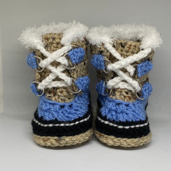 BABY BOOTIES NEWBORN Gift Baby Shower Gift Baby shoes Crochet Boots Crochet  Baby Boots  Newborn Boots Newborn Booties,