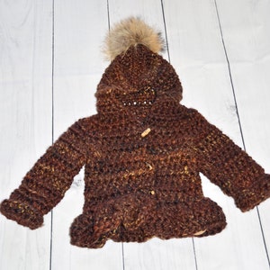 TODDLER SWEATER Girl/Hooded Sweater/ Hooded Cardigan/ Hooded Coat /Girl&#39;s Sweater Hoodie