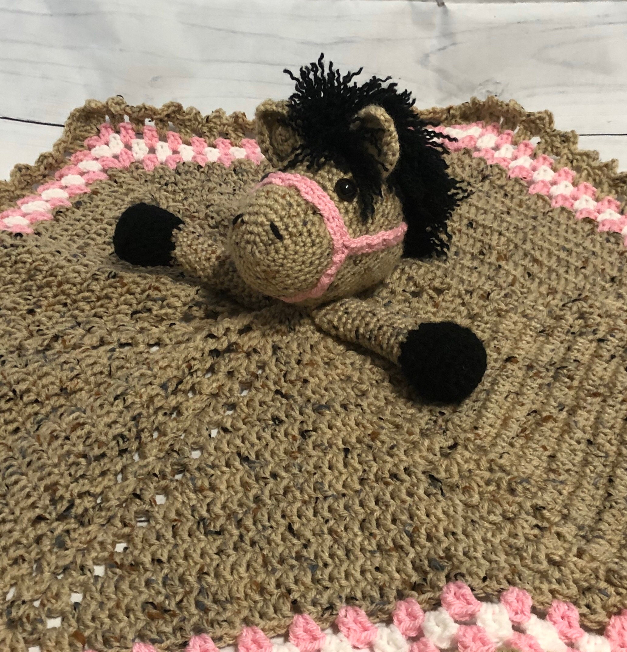 BABY GIFT LOVEY Horse Blanket Newborn Gift Baby blanket Etsy