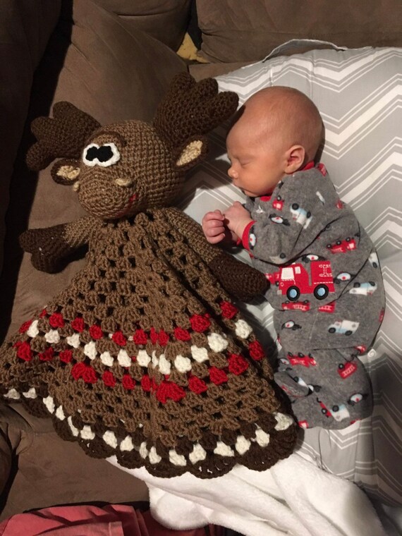 Moose lovey blanket hotsell