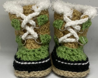 BABY BOOTIES NEWBORN | Gift Baby Shower | Gift Baby shoes | Crochet Boots |Crochet Baby Boots Newborn Boots Newborn Booties,