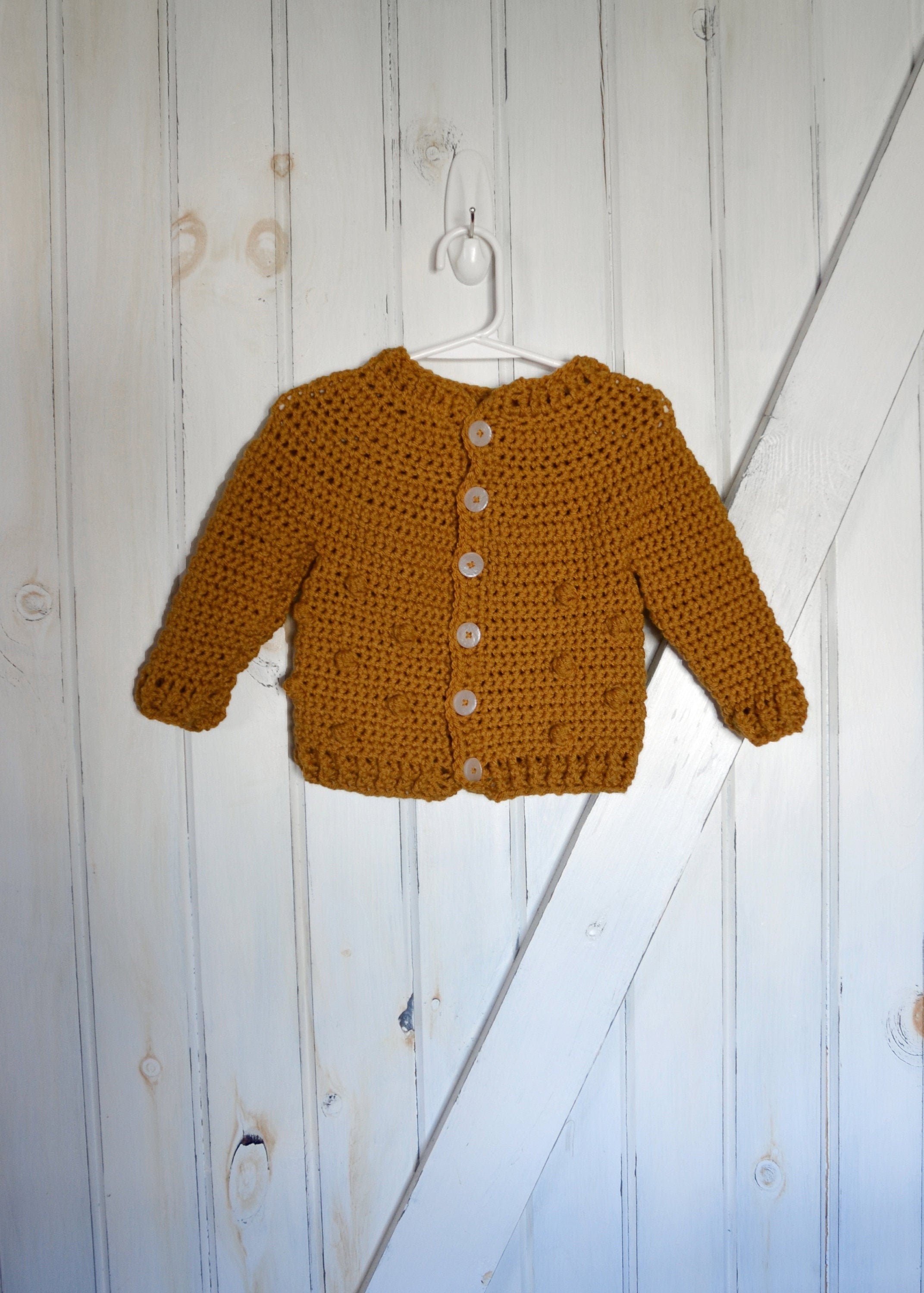 Baby girl gold cardigan 2025