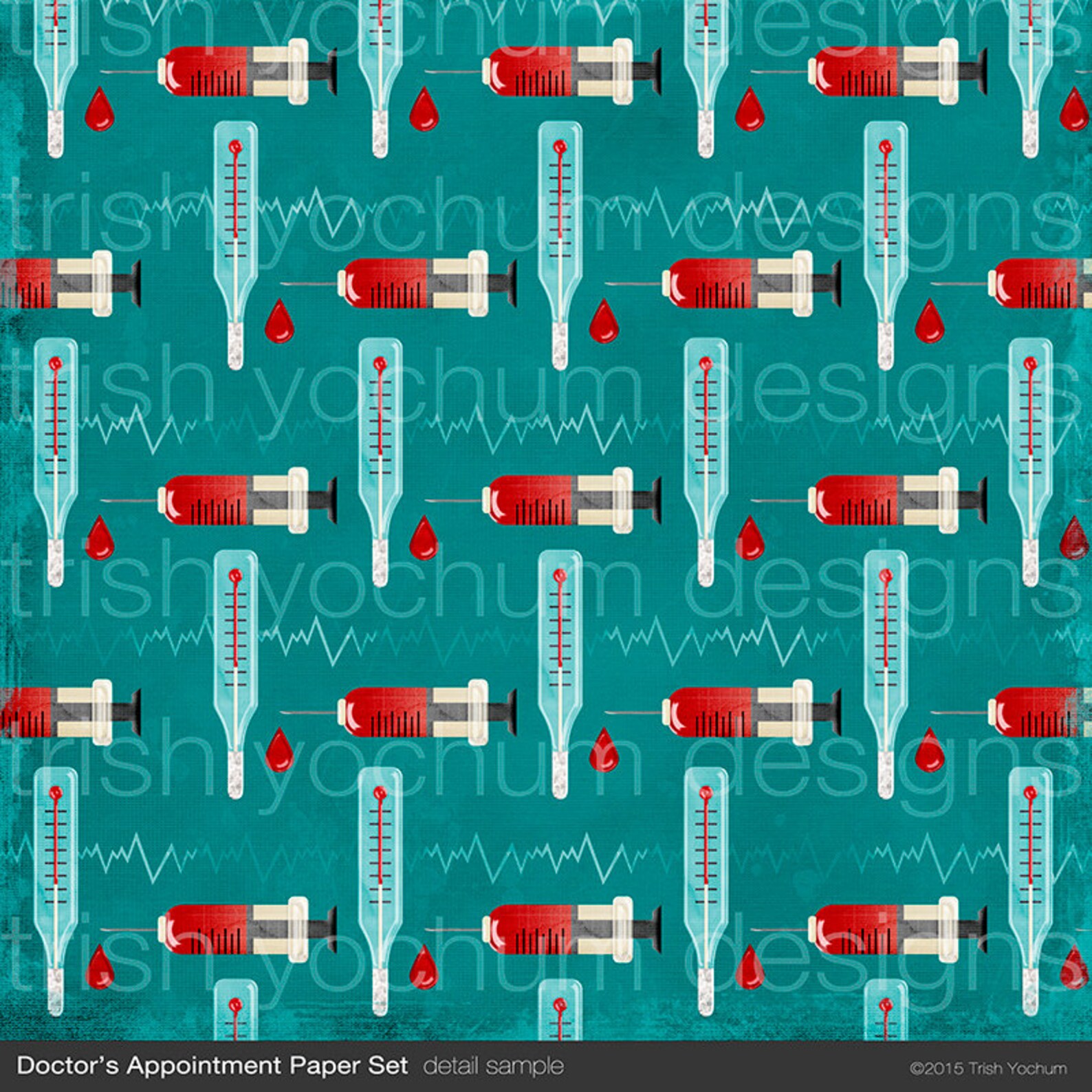 Doctor Digital Paper Medical Medicine Background Paper Etsy