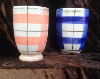 Beautiful Vintage Arita Stoneware Tea Cups