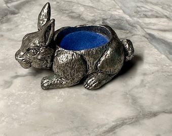 A E Williams rabbit pin cushion