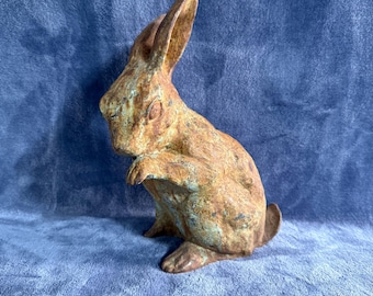 Cast Iron rabbit statue
