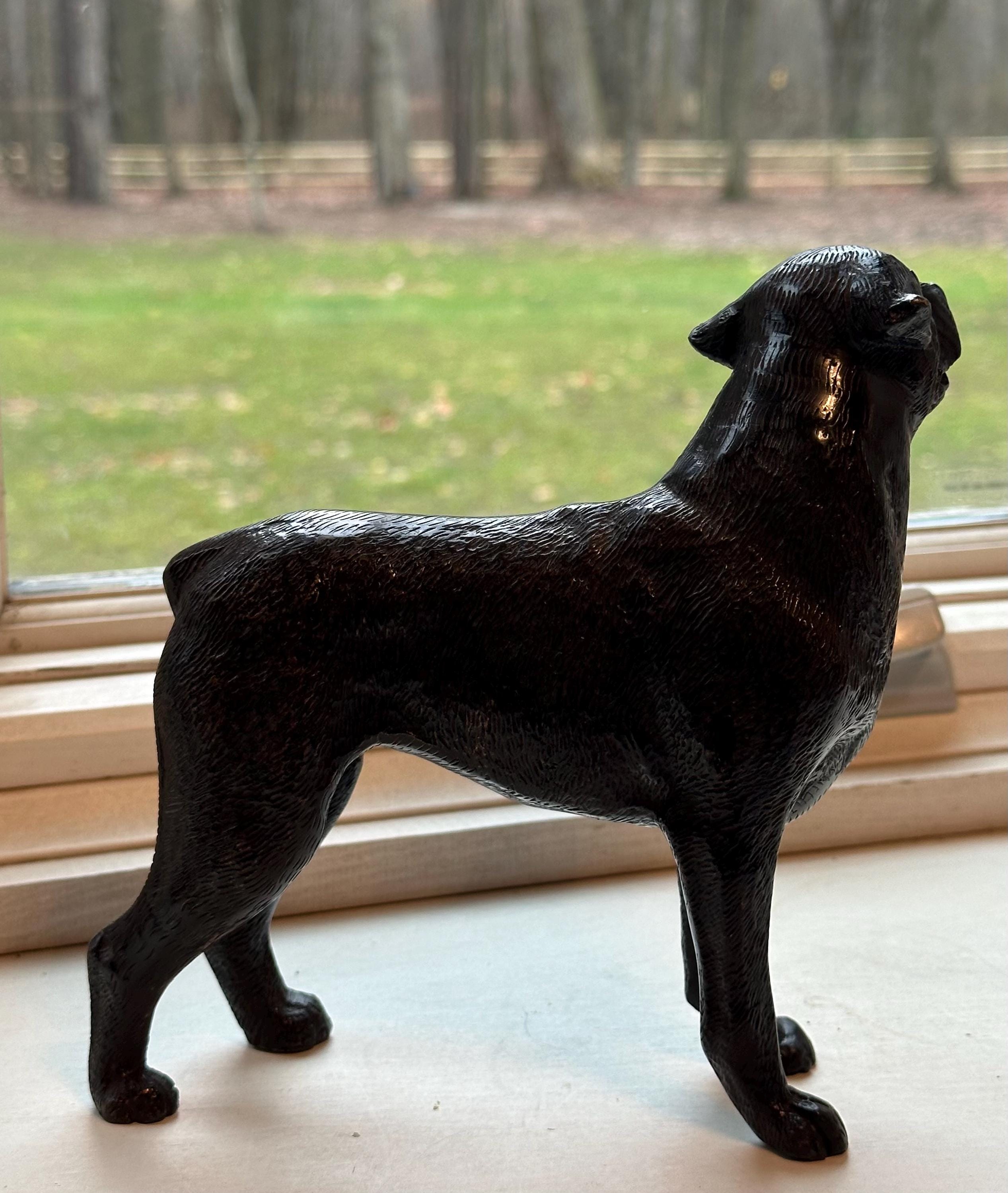 Metal Rottweiler Dog Figure - Etsy