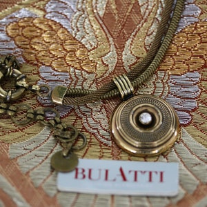 Ermani Bulatti Vintage Byzantine Heavy Goldtone Choker image 4