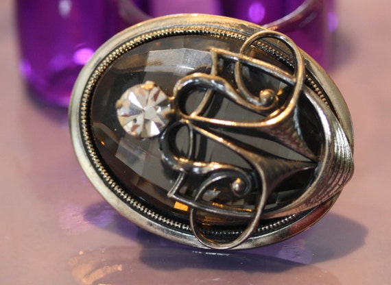 Wonderful Signed Ermani Bulatti Ironwork Brooch - Gem