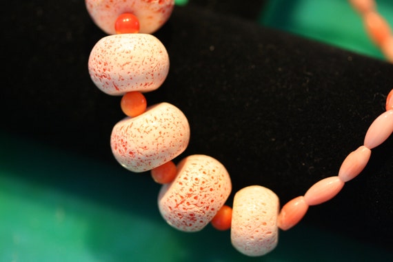 Wonderful Natural AAA Pink Sea Coral necklace.