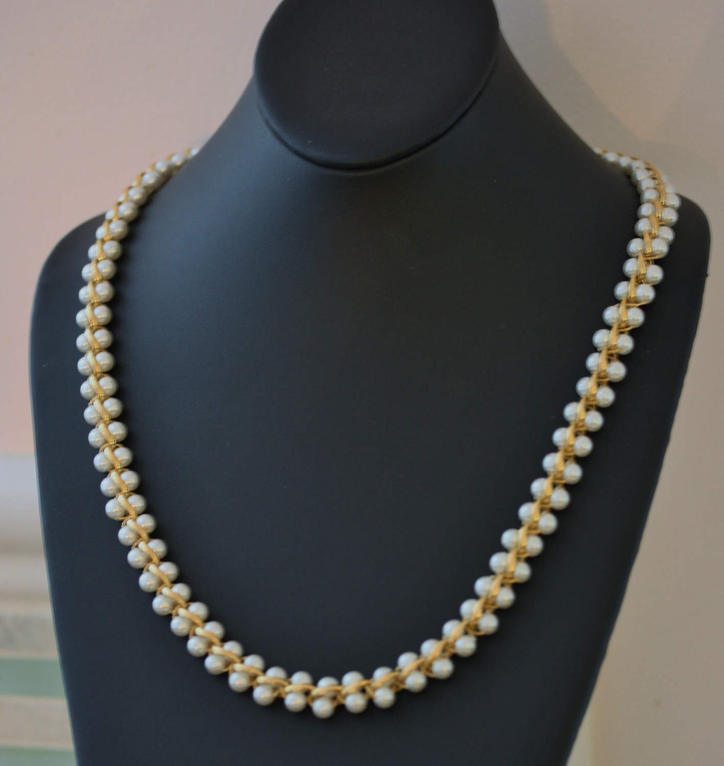 Vintage Napier Pearl Necklace and Bracelet | Etsy