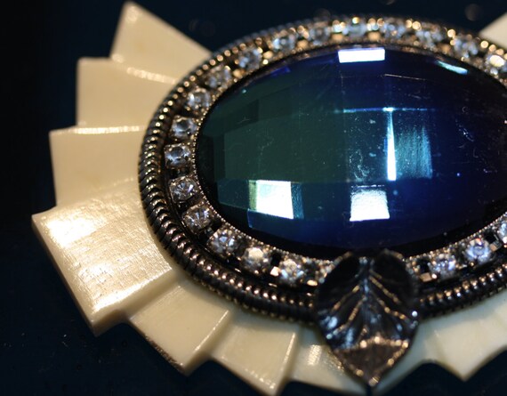 Exquisite Rare Ermani Bulatti Art Deco Brooch - image 2