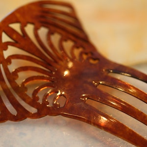 Celluloid Art Deco Jazz Age Hair Comb Pin