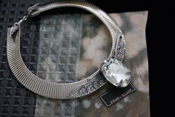 Ermani Bulatti Vintage Art Deco Art Nouveau Lizzard Choker With