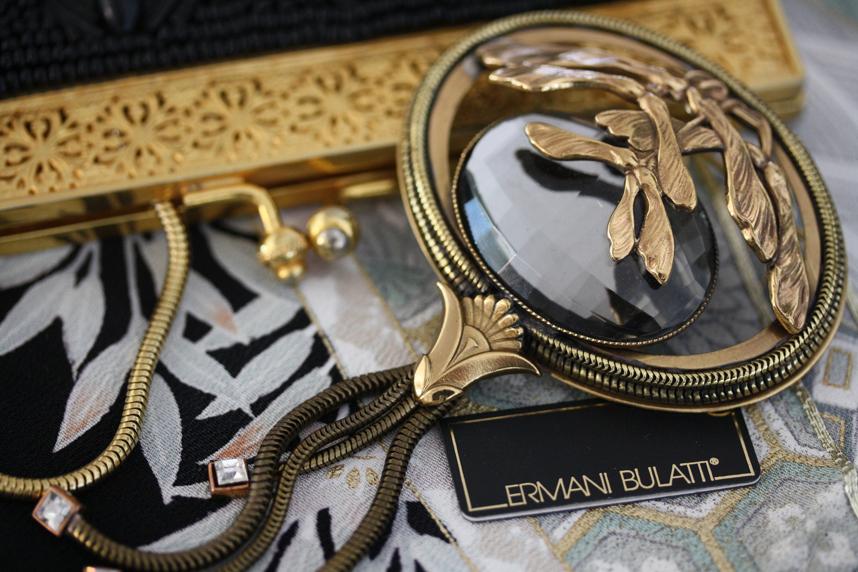 Broche Vintage Ermani Bulatti - Pièce Historique Des Bijoux Bulatti, Occasion