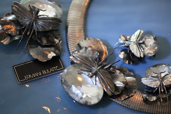 Insect Art Ermani Bulatti Vintage Art Deco Parure