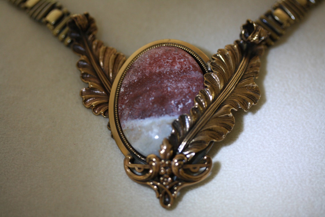 Collana Vintage Ermani Bulatti - Serie Insetti In Tono Bronzo - Occasion