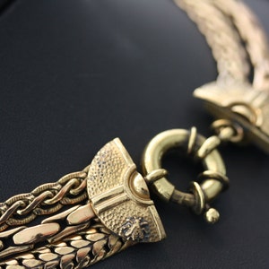 Ermani Bulatti Vintage Etruscan Art Deco Necklace image 5