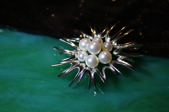 Mikimoto Akoya Pearl and Sterling Silver Vintage … - image 4