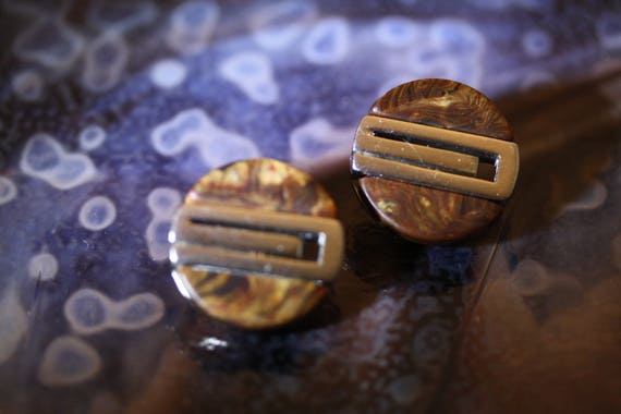 Vintage Givenchy Architectural Modern Clip on Ear… - image 4