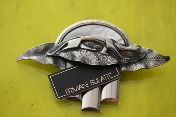 Ermani Bulatti Big Cat Panther Art Deco Brooch - image 4