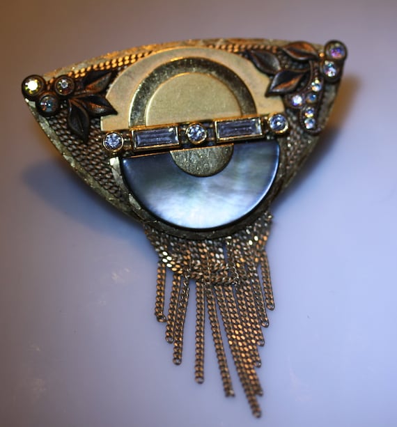 Elegant Art Deco Vintage Brooch/Pendant from Mare… - image 1