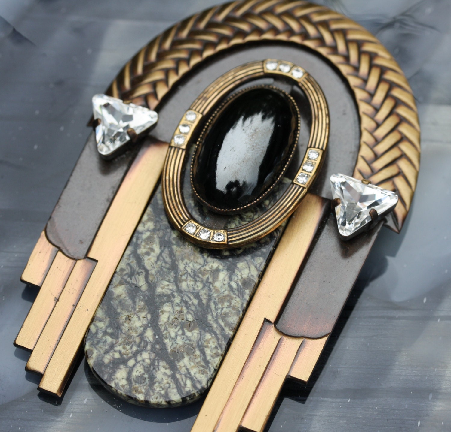 Ermani bulatti brooch discount