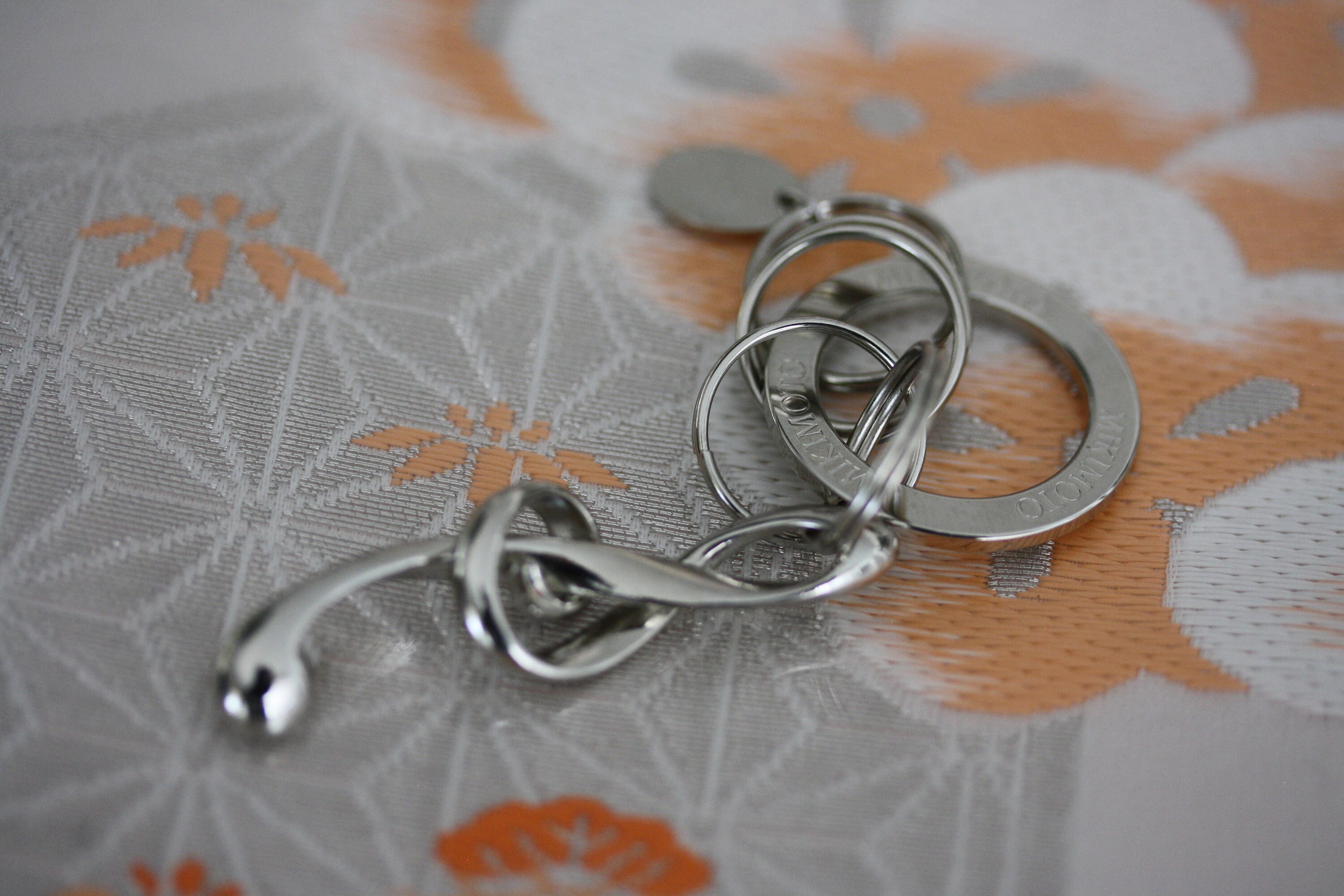 Mikimoto Akoya Pearl and Sterling Silver Treble Clef Key Fob - Etsy