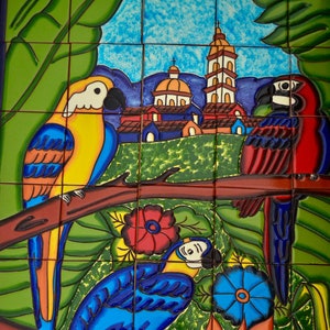 35 pieces Mexican Tile Wall Mural